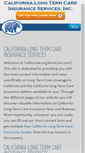 Mobile Screenshot of californialongtermcare.com